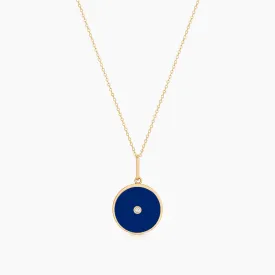 Balia Blue Enamel Necklace