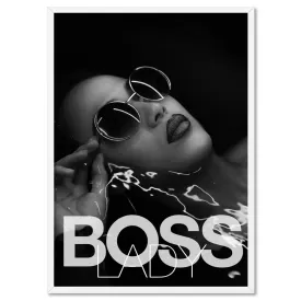 BOSS Lady Black and White I - Art Print