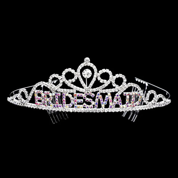 Bridesmaid Rhinestone Pave Party Tiara