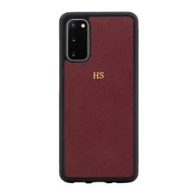 Burgundy - Samsung S20 Saffiano Phone Case