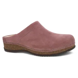 Dansko Mariella Womens Clog in Rose Milled Nubuck - Stylish Comfort Footwear