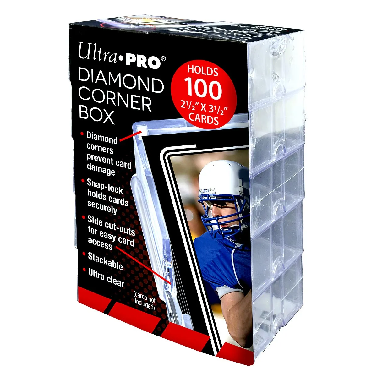 Diamond Corner 100  Card Storage Boxes (10ct)