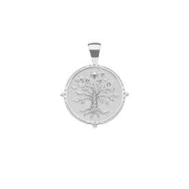 FAITH JW Small Pendant Coin in Silver