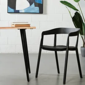 MILLS - Black Armchair