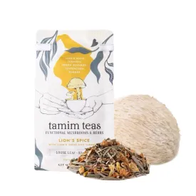 Organic Lion's Mane Mushroom & Turmeric Tea