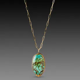 Oval Turquoise Necklace