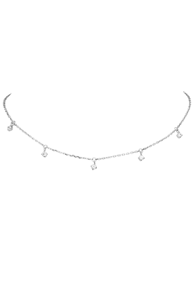 Sparkling Choker Silver